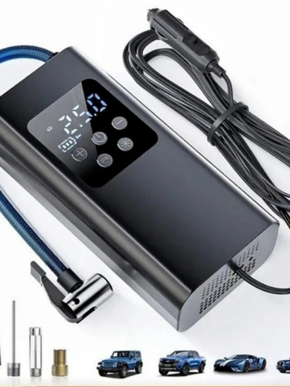 Portable Air Compressor Black & Blue